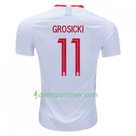 Koszulka Polska Grosicki 11 Domowe Koszulki Piłkarskie Mistrzostwa Świata 2018